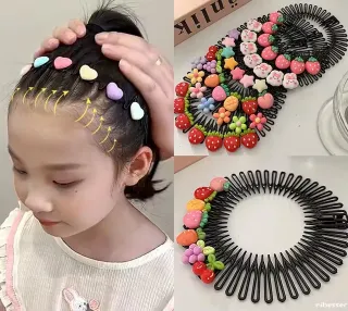 Adjustable Circle Stretch Comb Hairband (1 pc)
